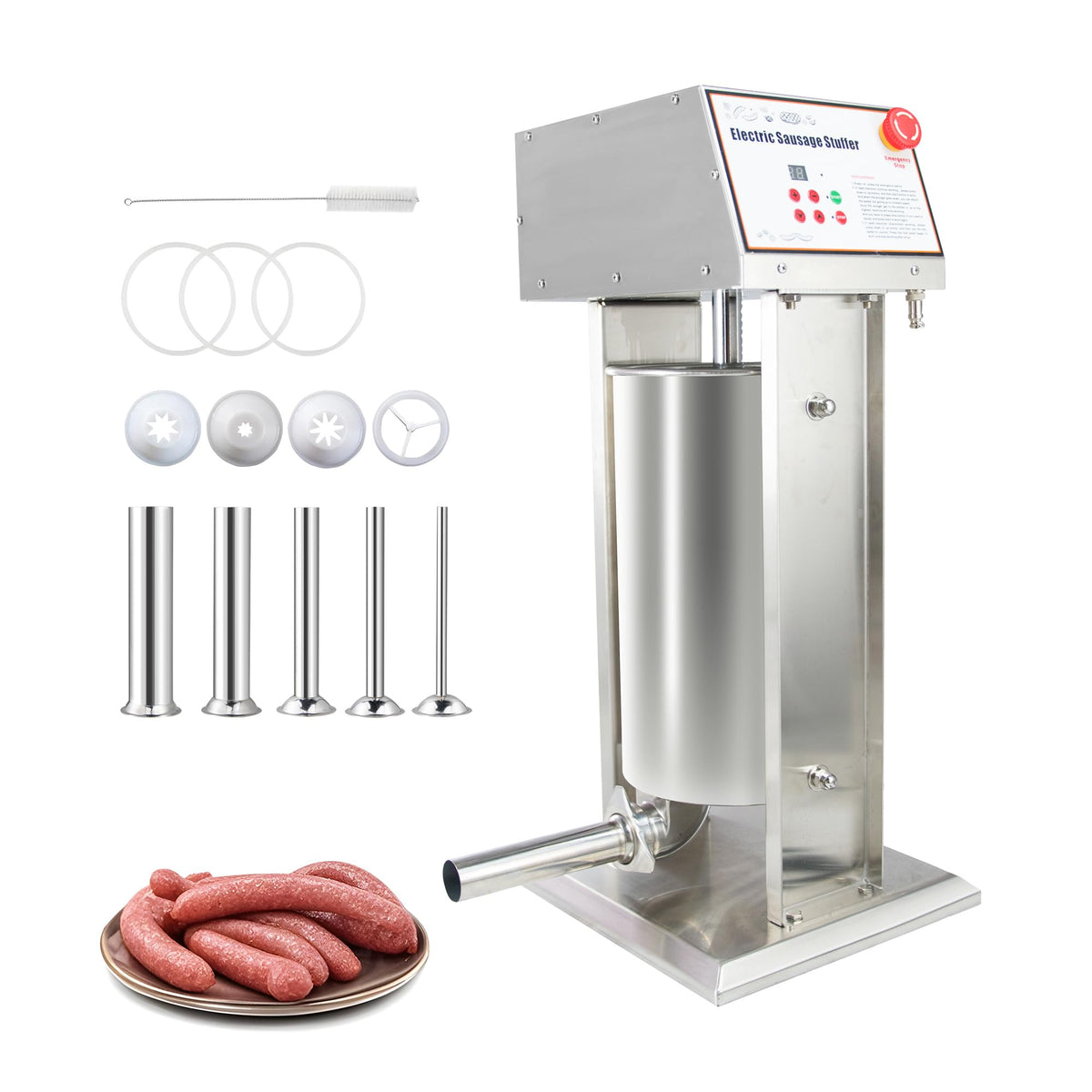 Stainless Steel Electric 15 Liter Sausage Stuffer X125