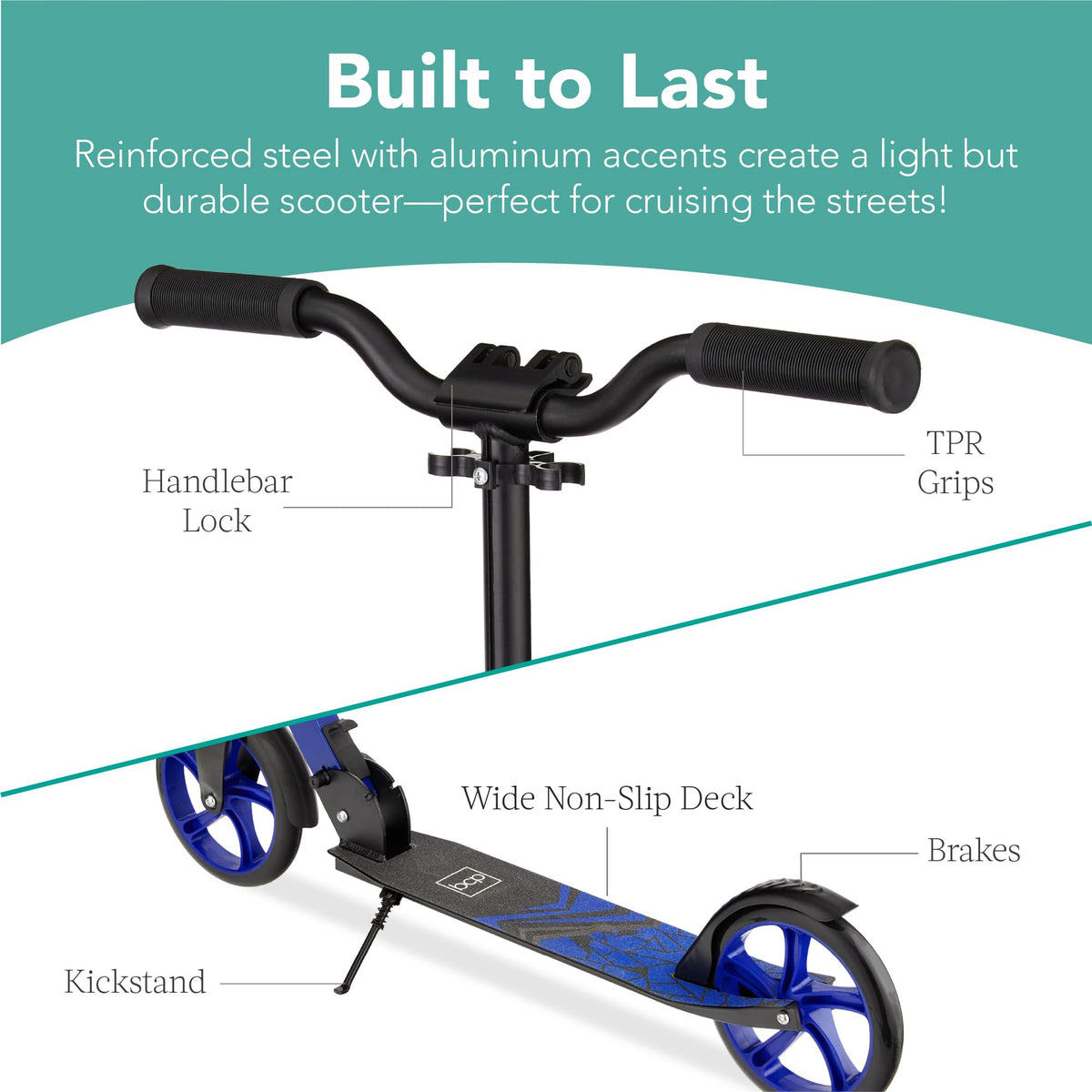 Foldable Large Wheel Kick Scooter with Suspension P352