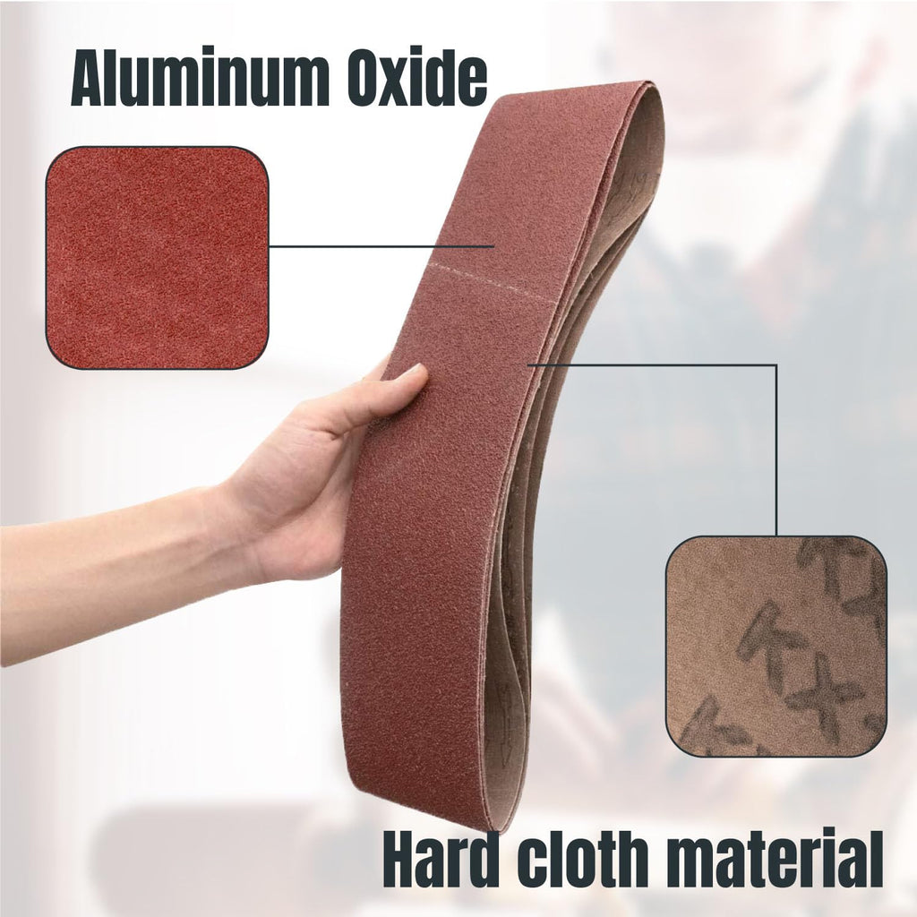 4 x 36 Inch 30pk Aluminum Oxide Sanding Belts C7097