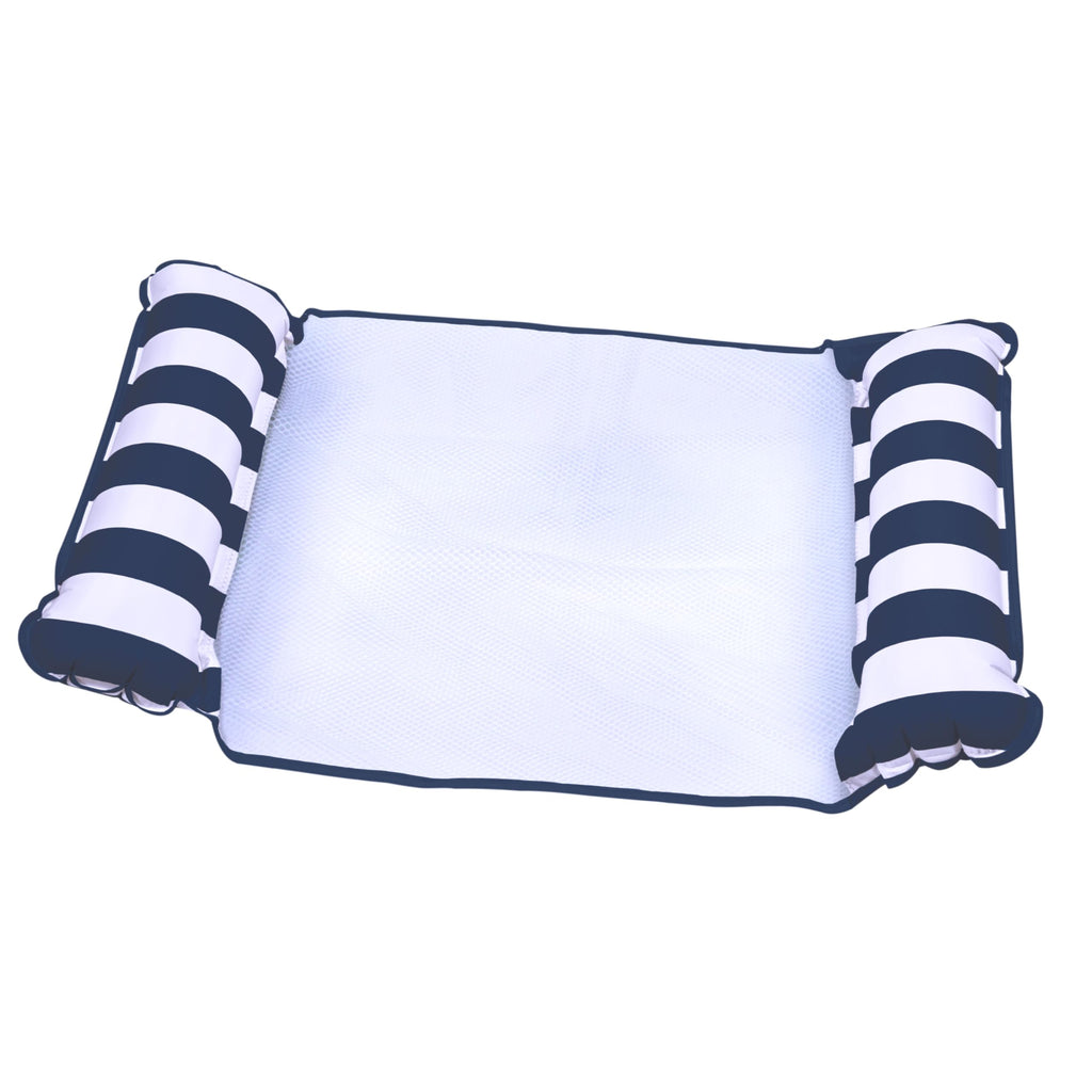 Light Blue, Navy & Burgundy/White Stripe 3-Pack Pool Float R723