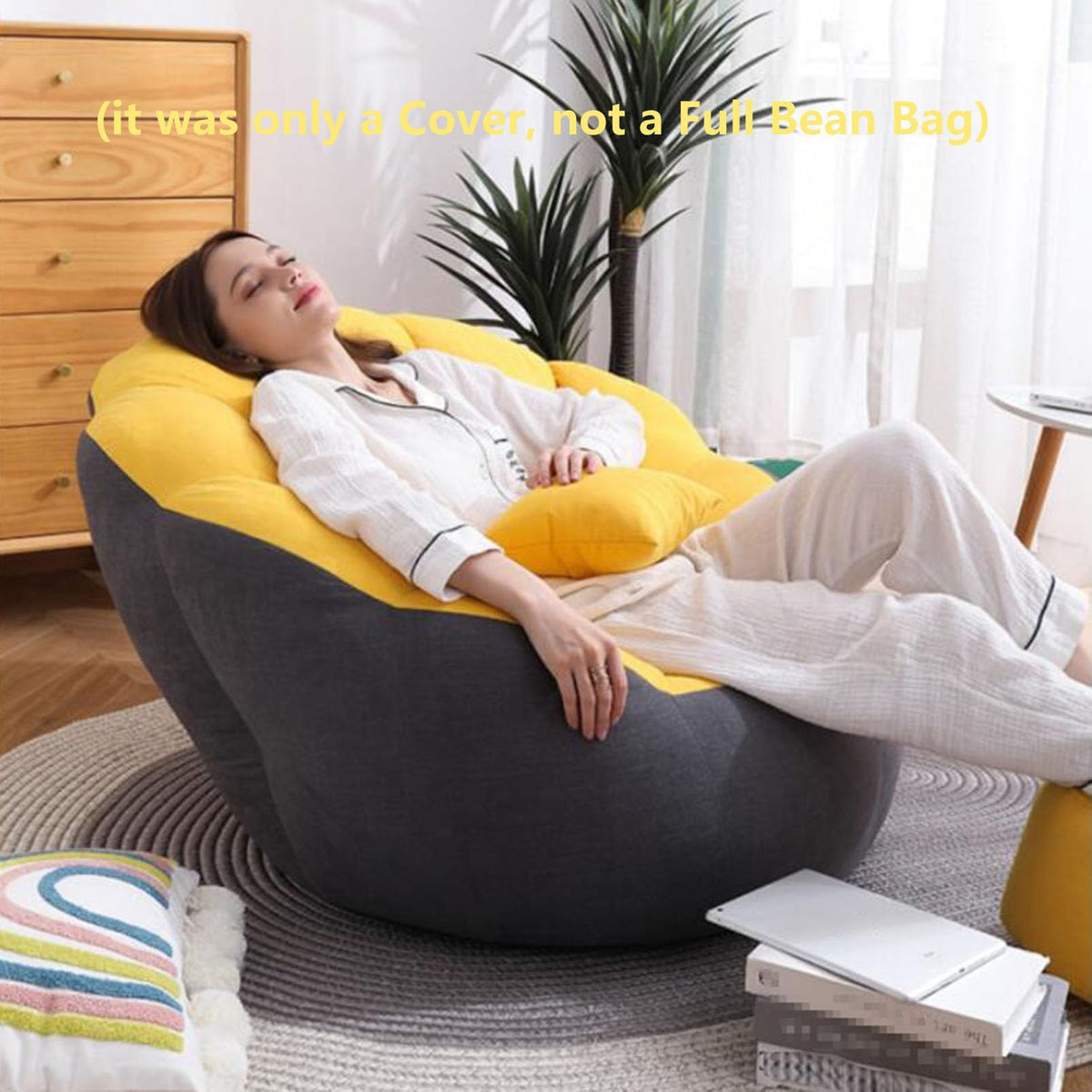 Corduroy Bean Bag Chair Cover X413
