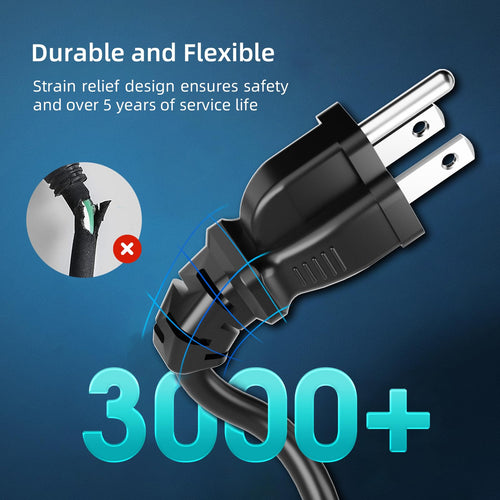 100 FT Waterproof Black 16 AWG Extension Cord S58323
