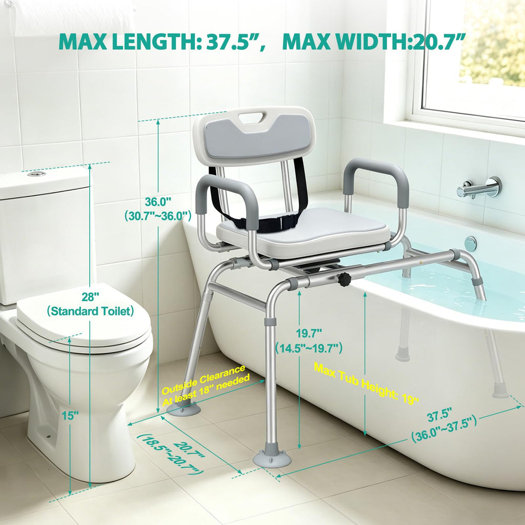 Tub Transfer Bench with Swivel Seat L50701