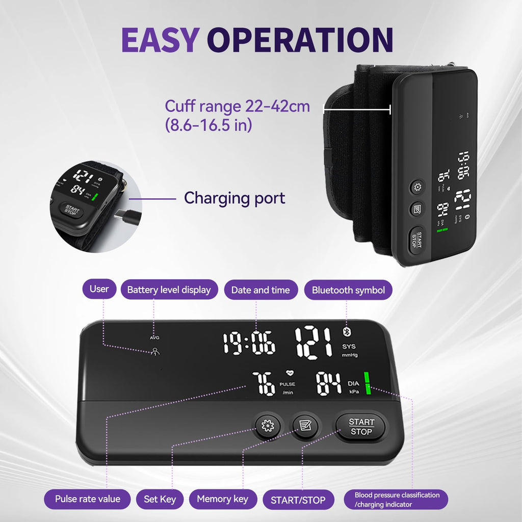 Wireless Upper Arm Blood Pressure Monitor V784633