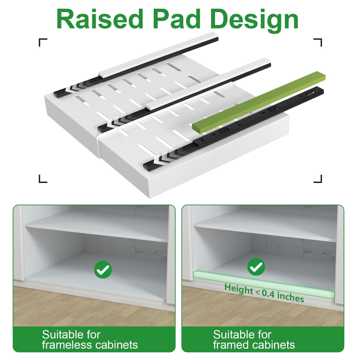 4 Pack Expandable Pull Out Cabinet Organizer U83933