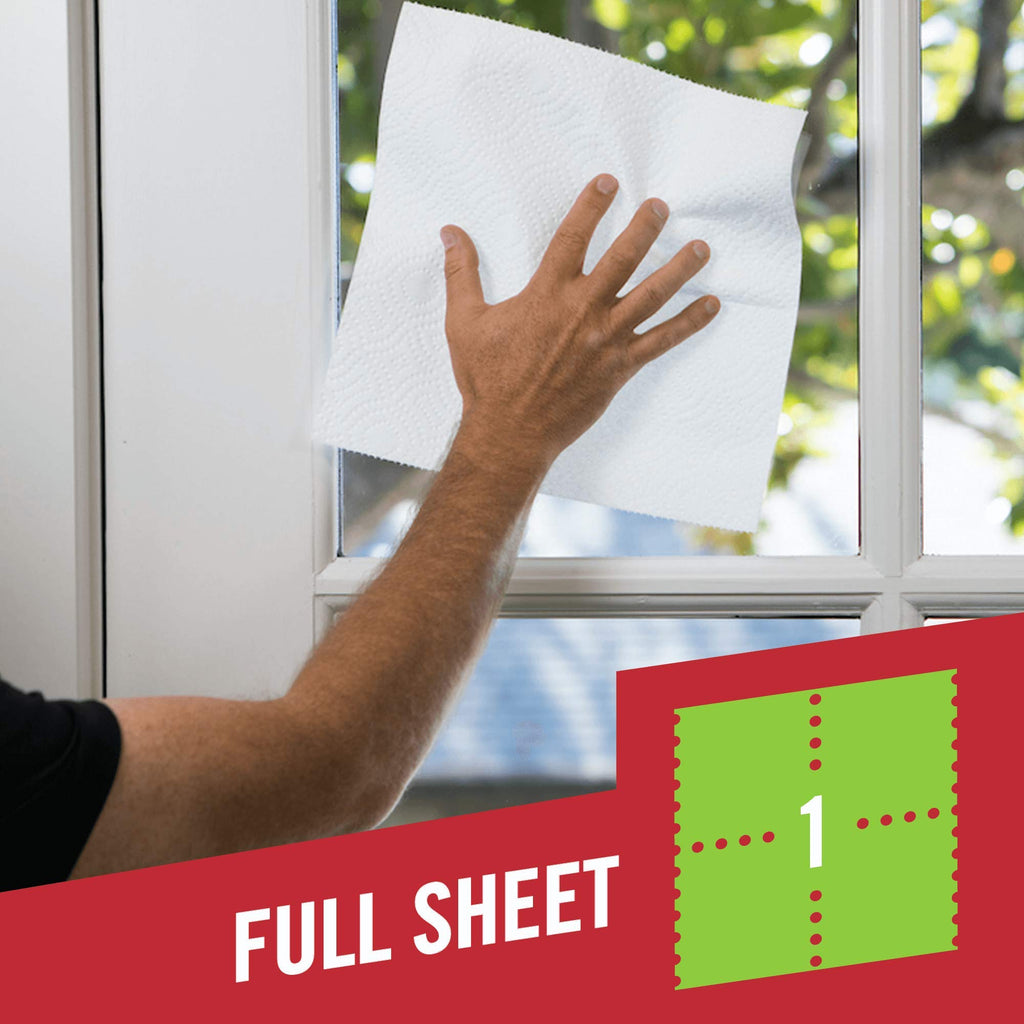 Paper Towels, 8 Triple Rolls, 3 Sheet Size Options X59709