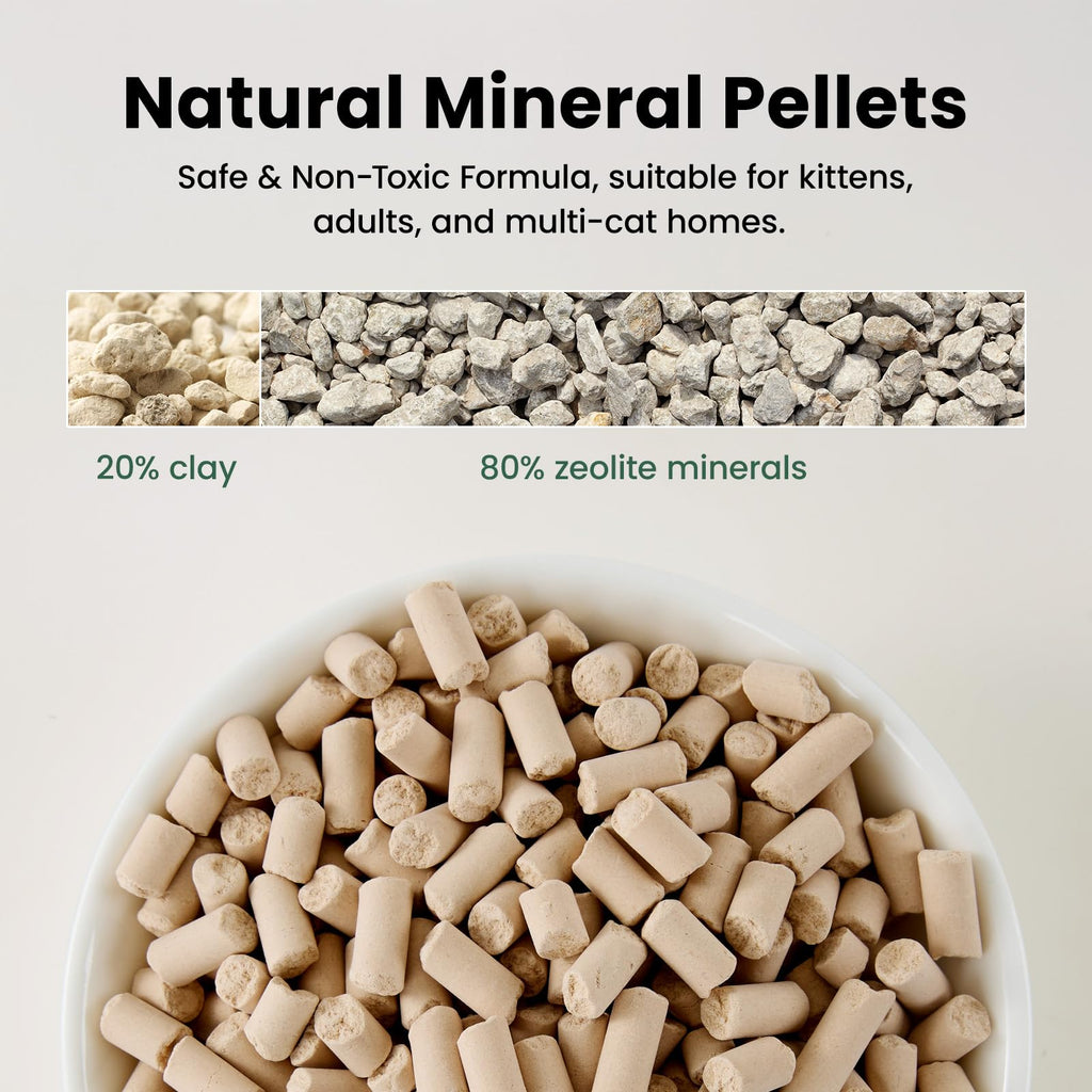 Non-Clumping Zeolite Cat Litter Pellets 7Lbs U710