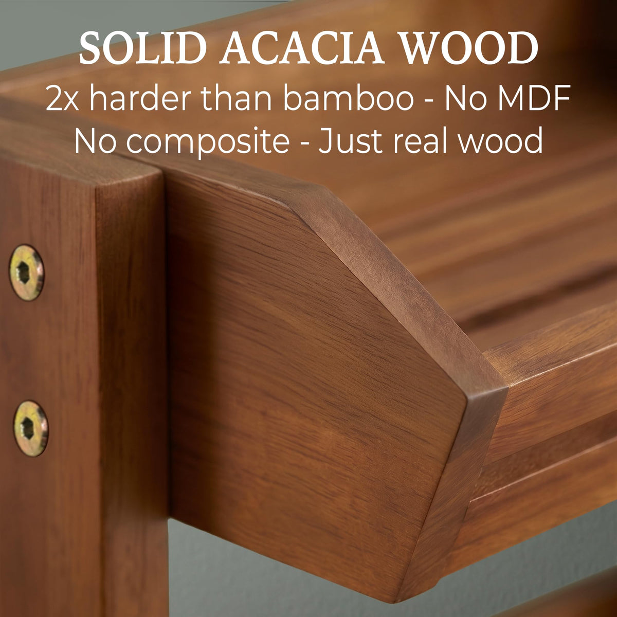 3 Tier Acacia Wood Fruit Basket R6858