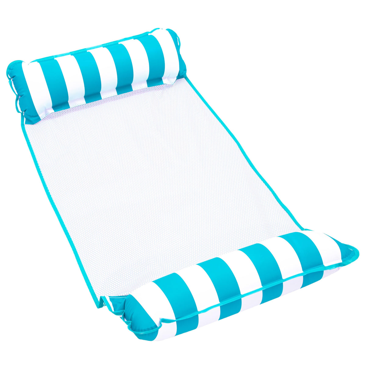 Light Blue, Navy & Burgundy/White Stripe 3-Pack Pool Float R723