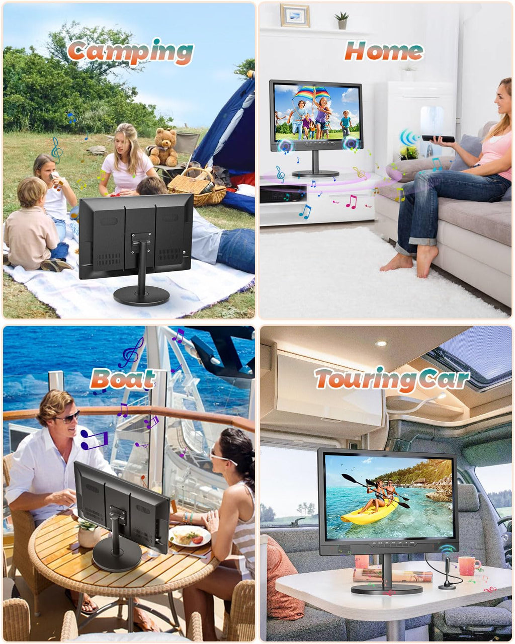Portable TV with Antenna V9318