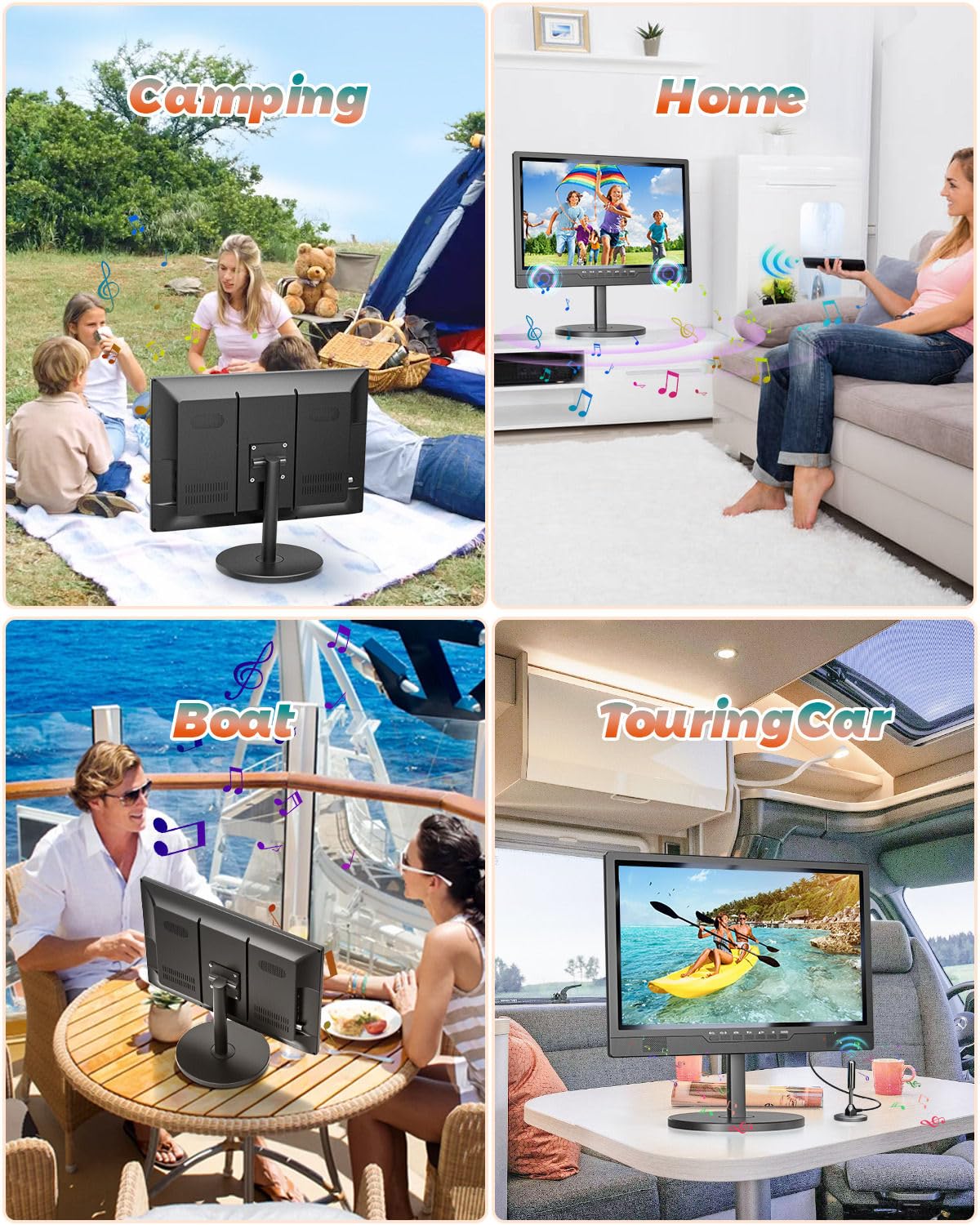 Portable TV with Antenna V9318