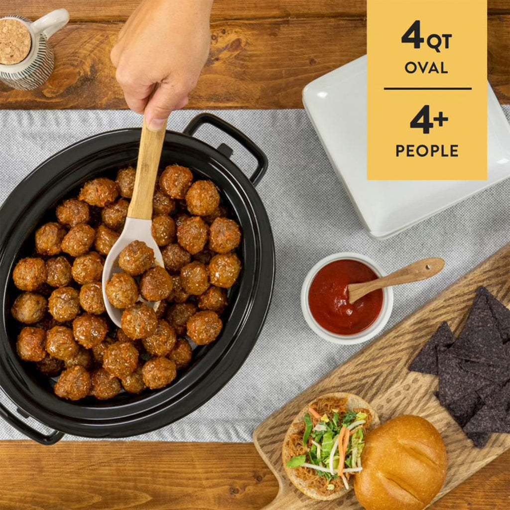 Programmable Slow Cooker, 4 Quart Oval T444