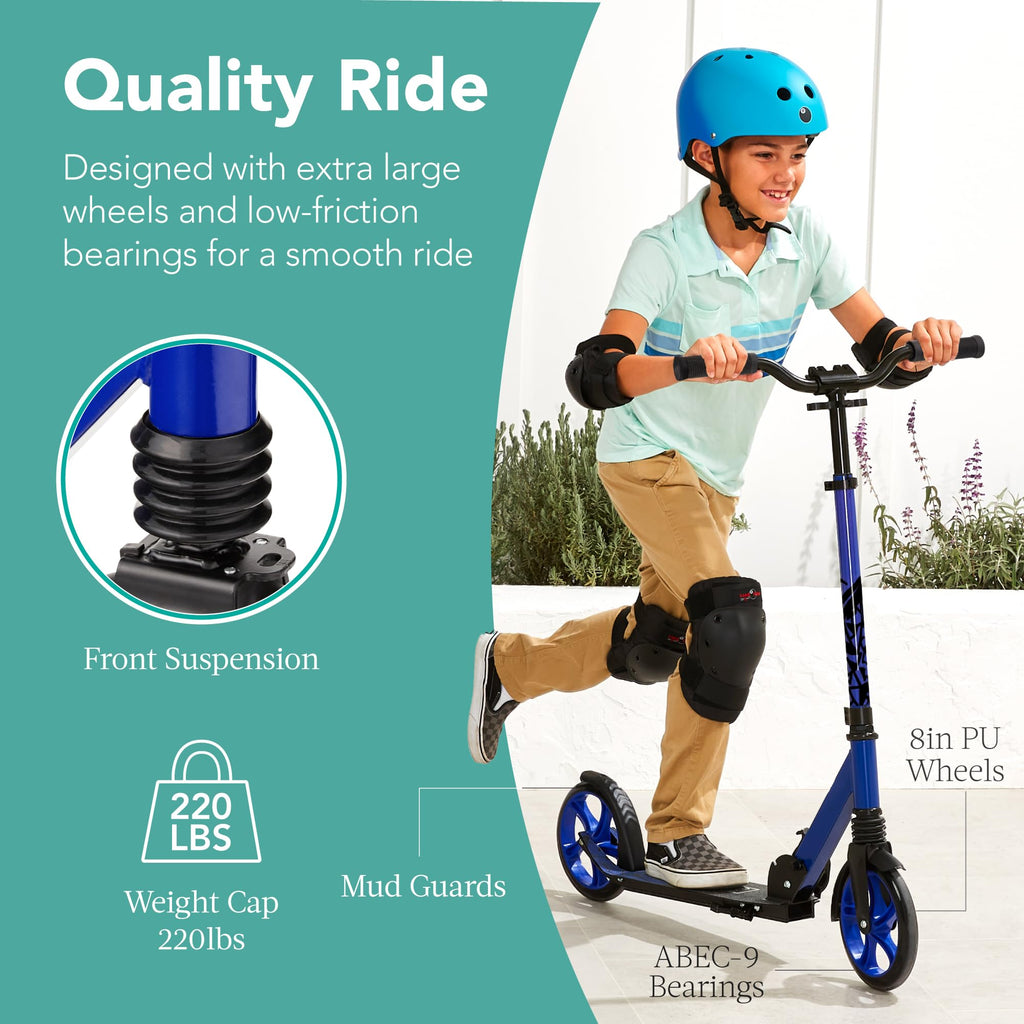 Foldable Large Wheel Kick Scooter with Suspension P352