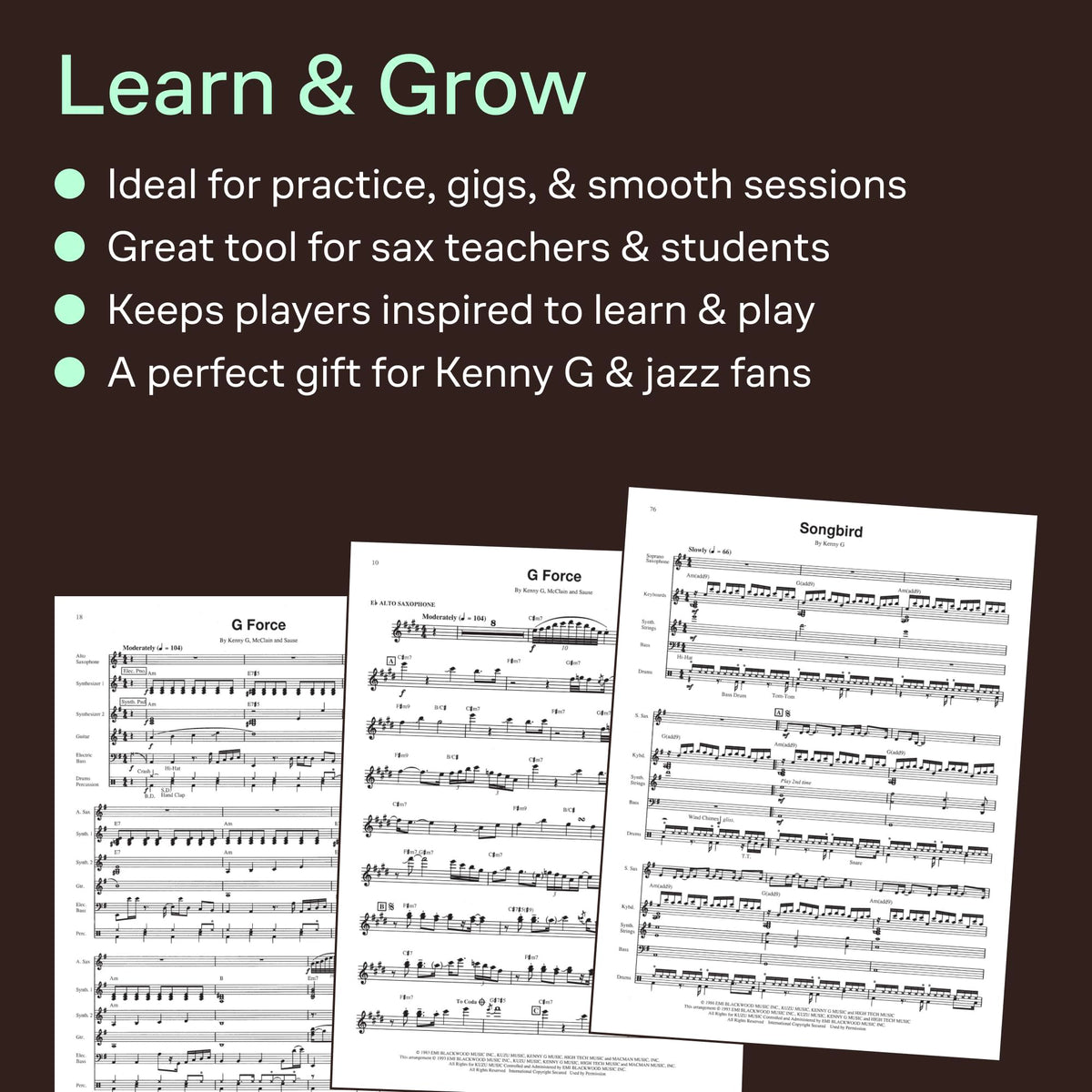 Saxophone Sheet Music Book B22454