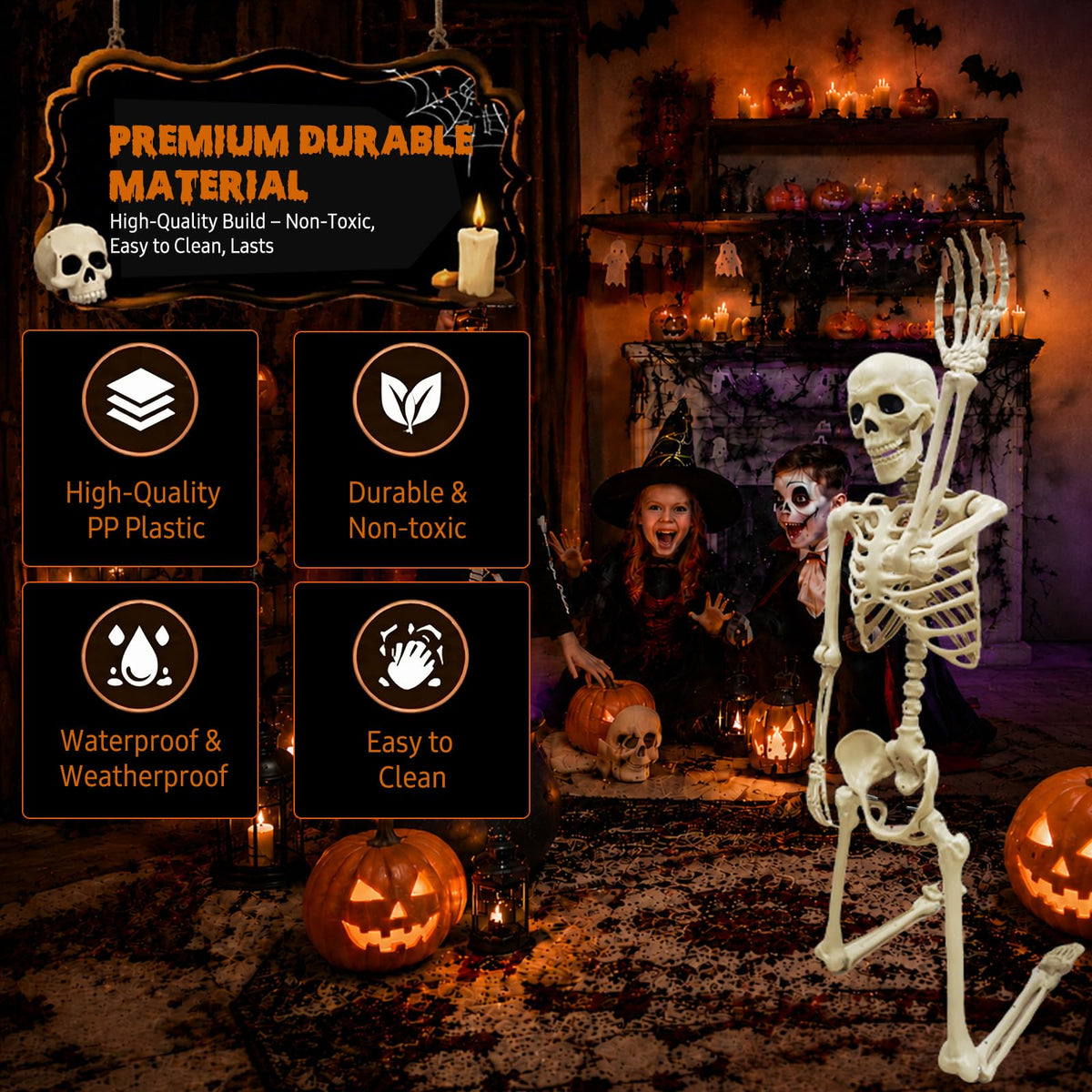 Life Size Skeleton J198
