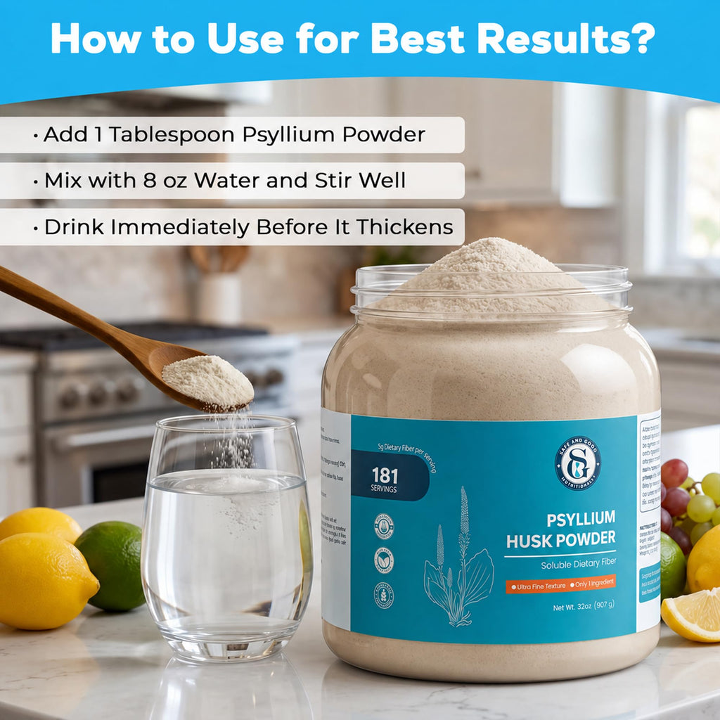 Psyllium Husk Powder 32oz Finely Ground I63581