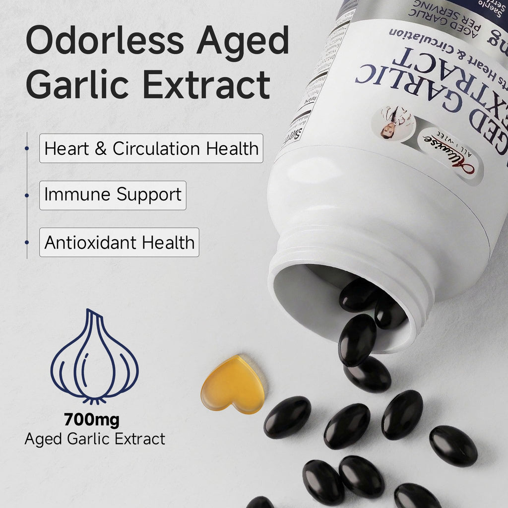 Aged Black Garlic Extract 700mg Supplements Y1505