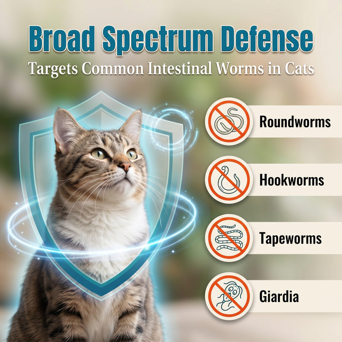 Broad Spectrum Dewormer for Cat & Kitten N610