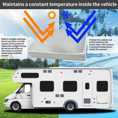 22 x 14 Inch RV Vent Insulator with Reflective Surface M9916