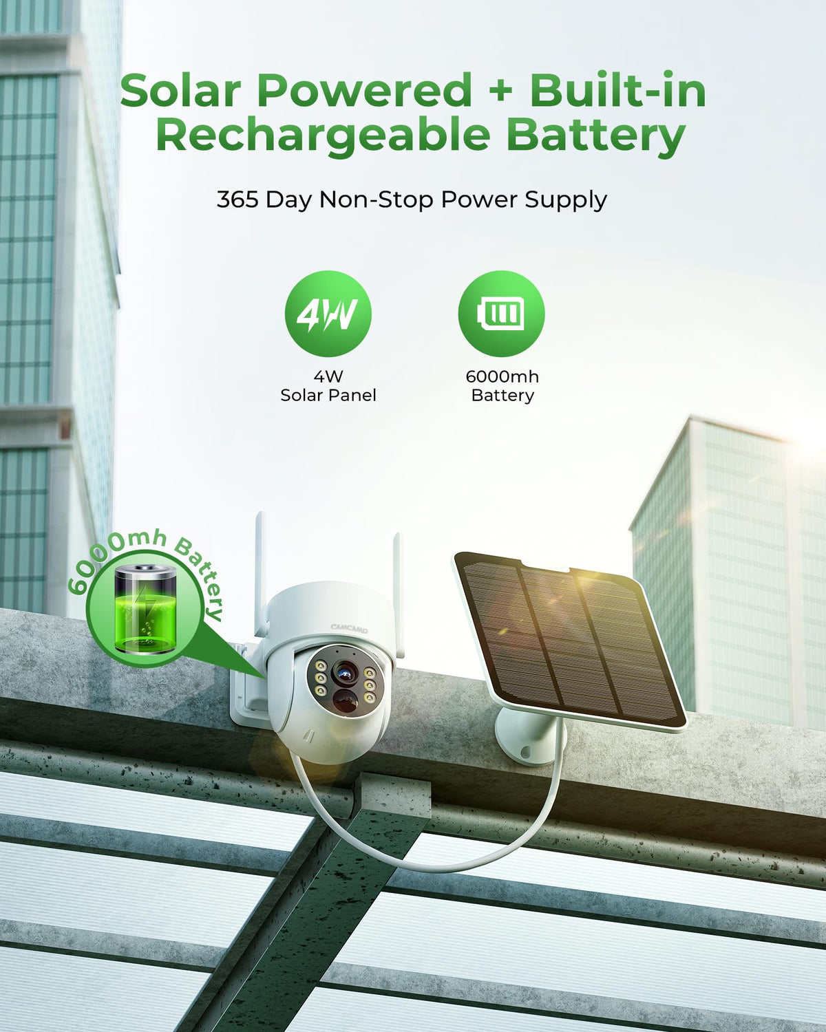 Solar Security Cameras Wireless Outdoor with 10" Monitor E351169