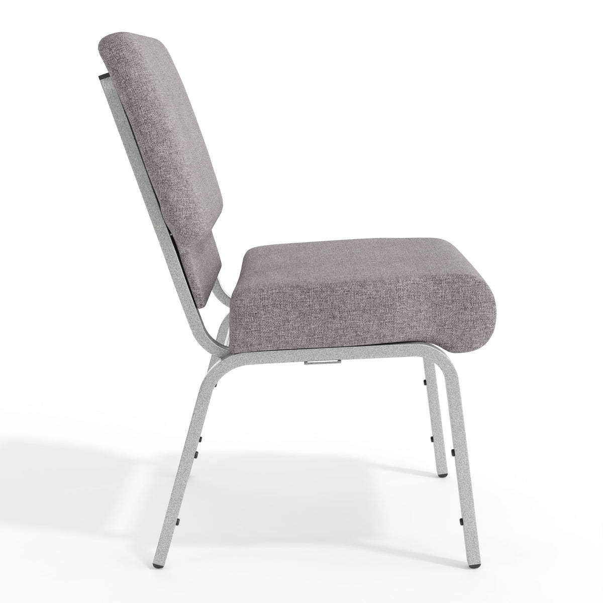 Gray 21" W Stacking Church Chair 4-Pack K2453