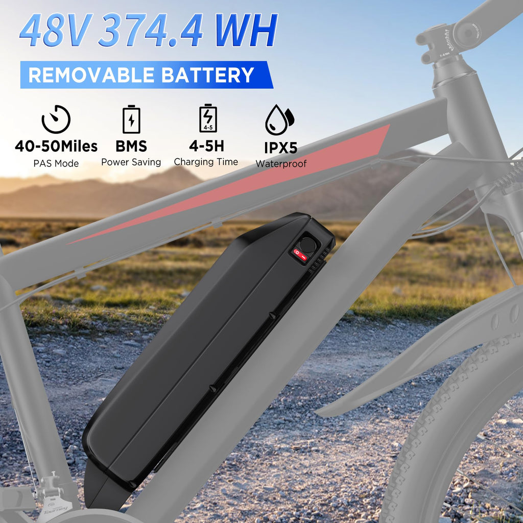 26" Electric Mountain Bike with 1000W Peak Motor N831620