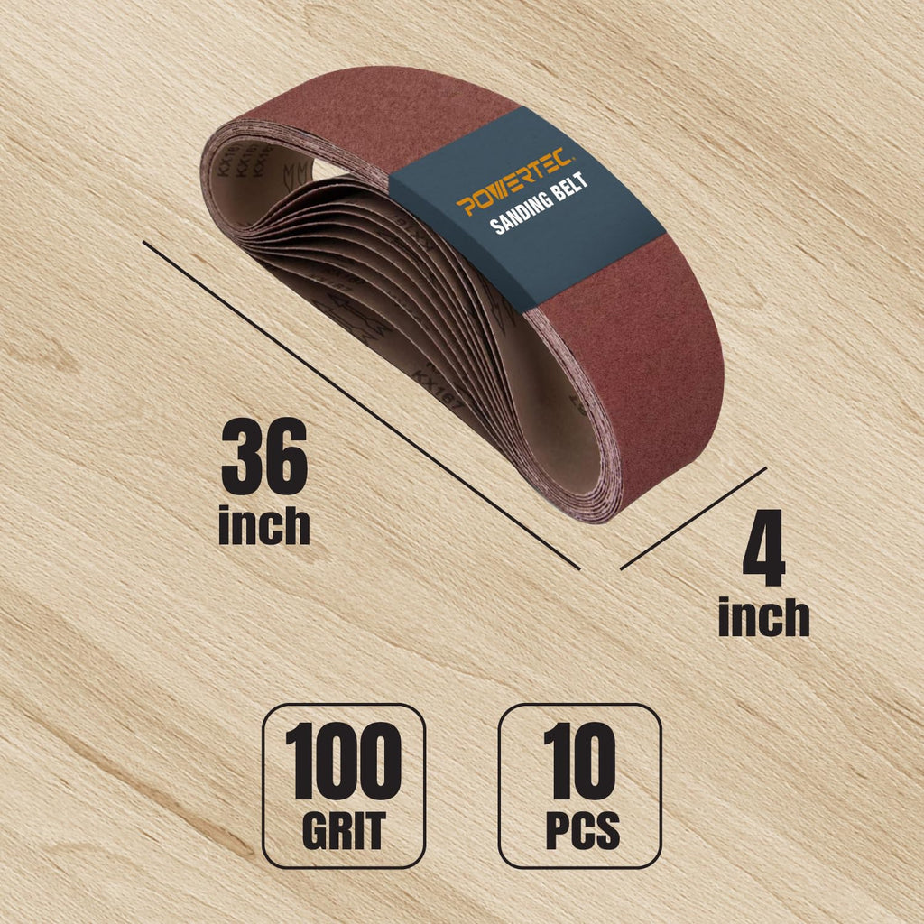 4 x 36 Inch 30pk Aluminum Oxide Sanding Belts C7097
