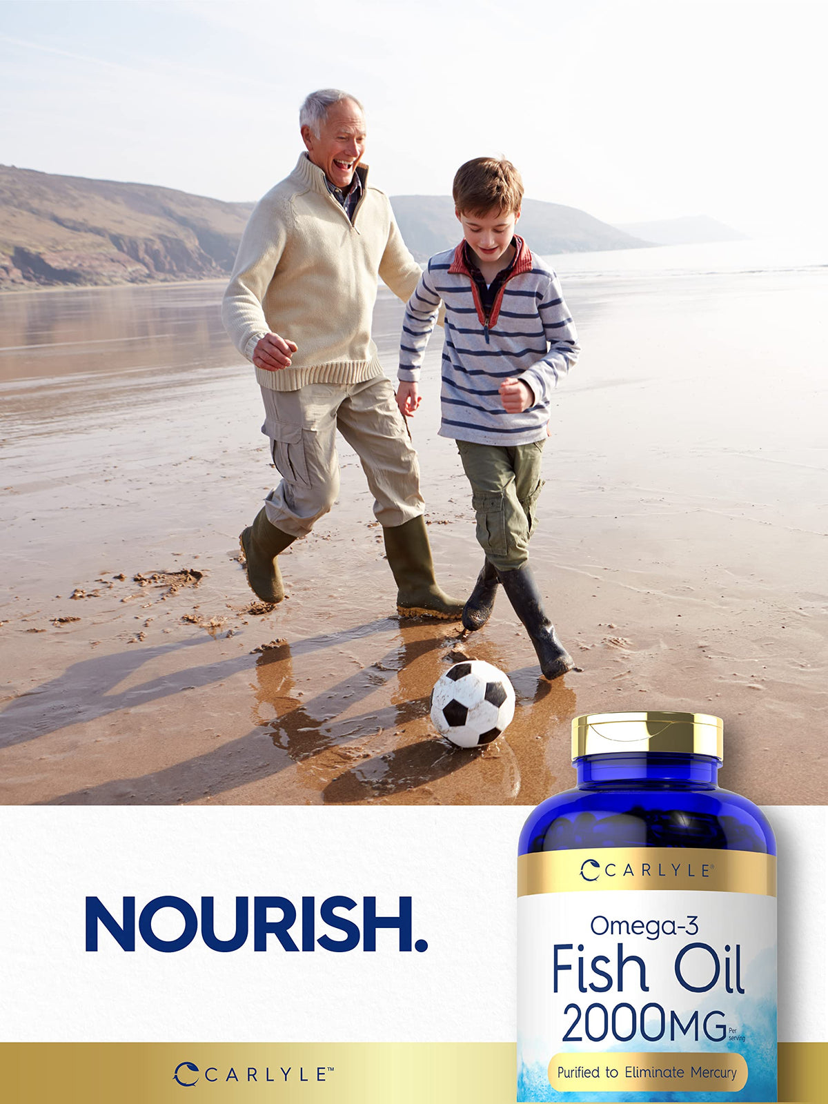Fish Oil Omega 3 Supplements 2000mg 320 Softgels EPA & DHA A191