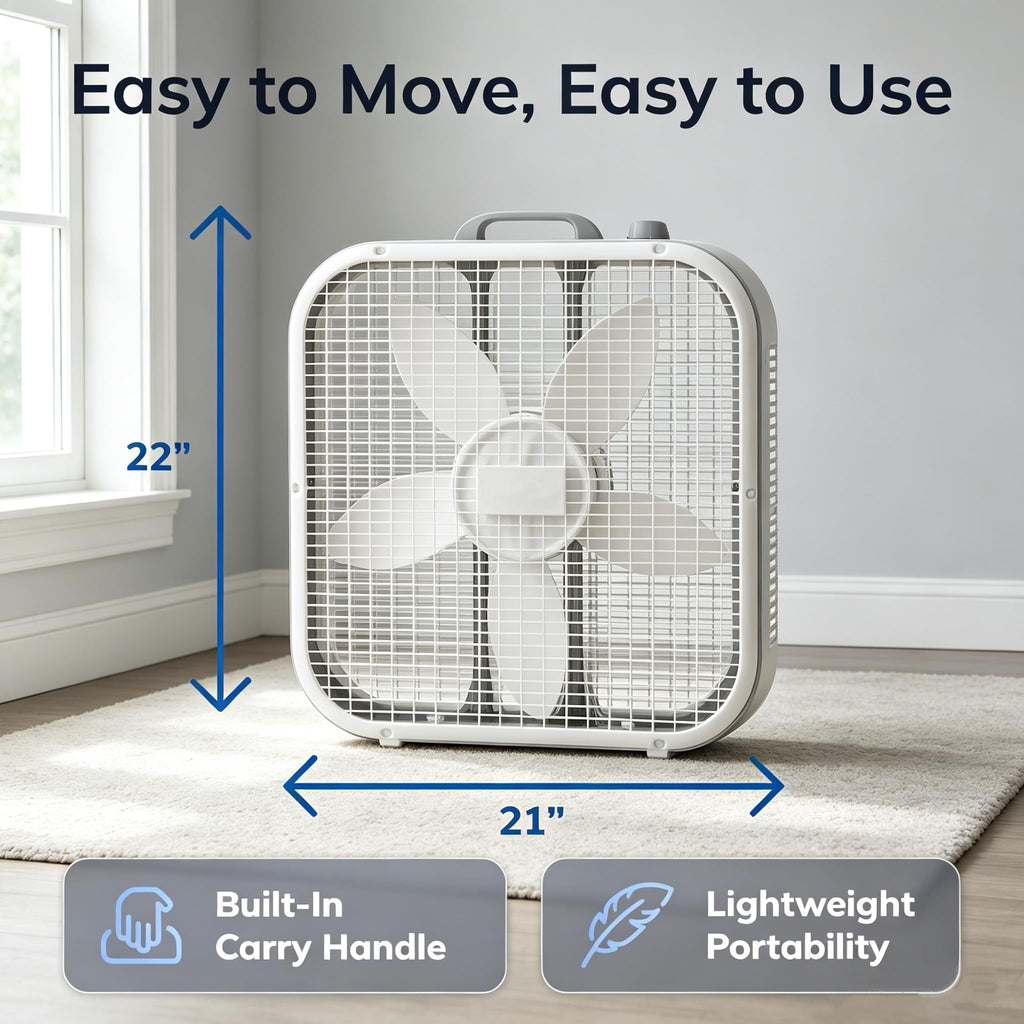 3-Speed Weather-Resistant Box Fan W47425