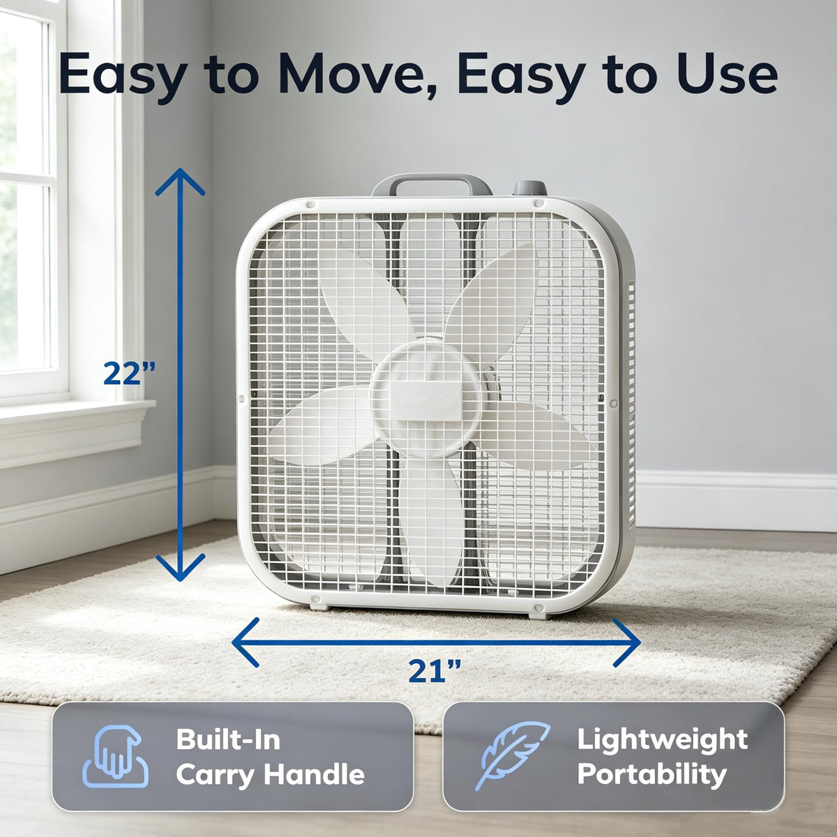 3-Speed Weather-Resistant Box Fan W47425