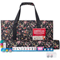 American Mahjong Game Set, 166 White Tiles, 4 Color Rack/Pushers, Black Carrying Bag Q206603