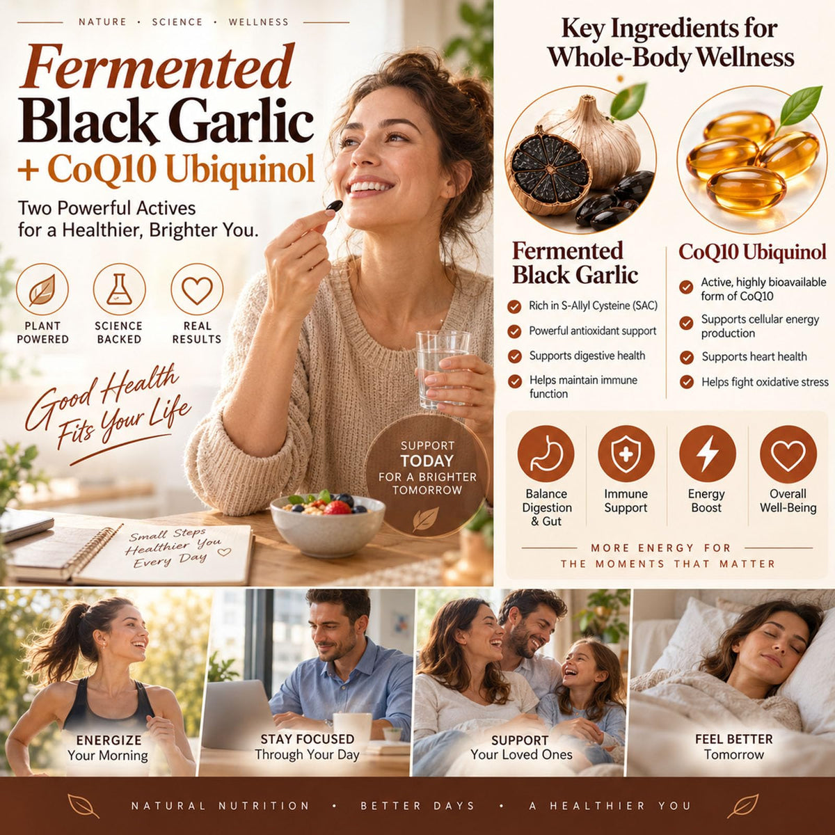 Black Garlic Extract 300 Softgels D1920