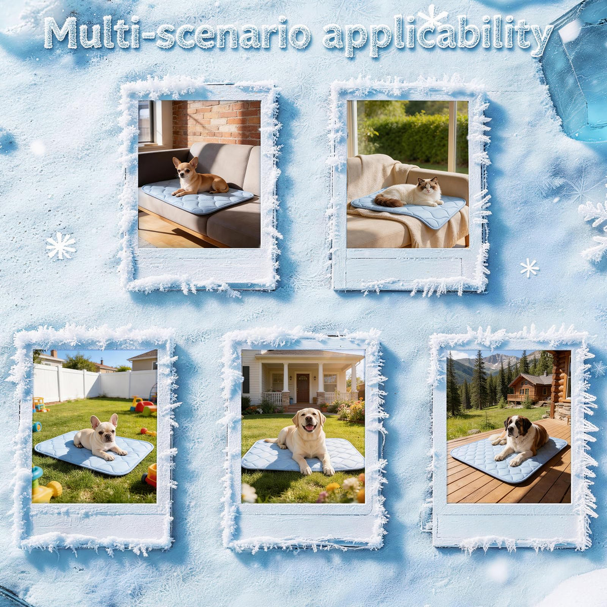 Ice Silk Waterproof Cooling Pet Mat V634