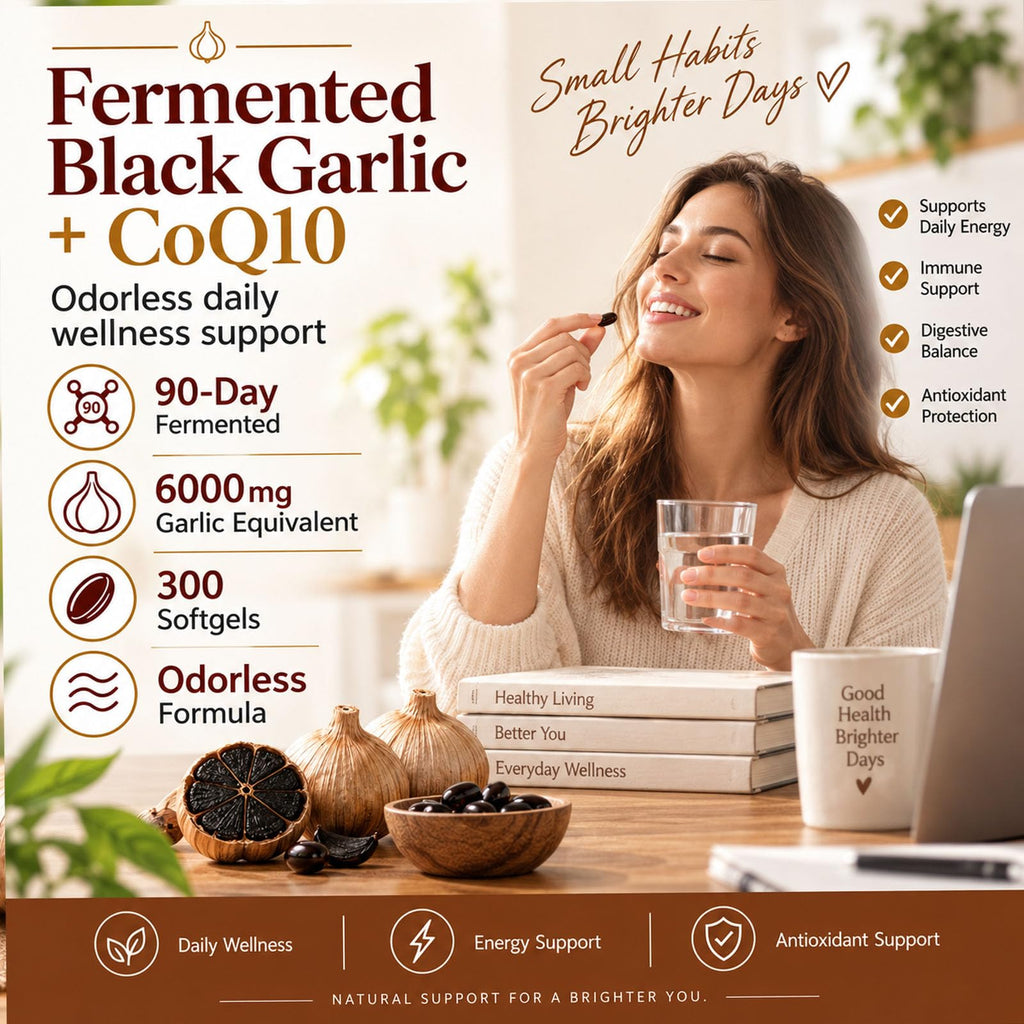 Black Garlic Extract 300 Softgels D1920