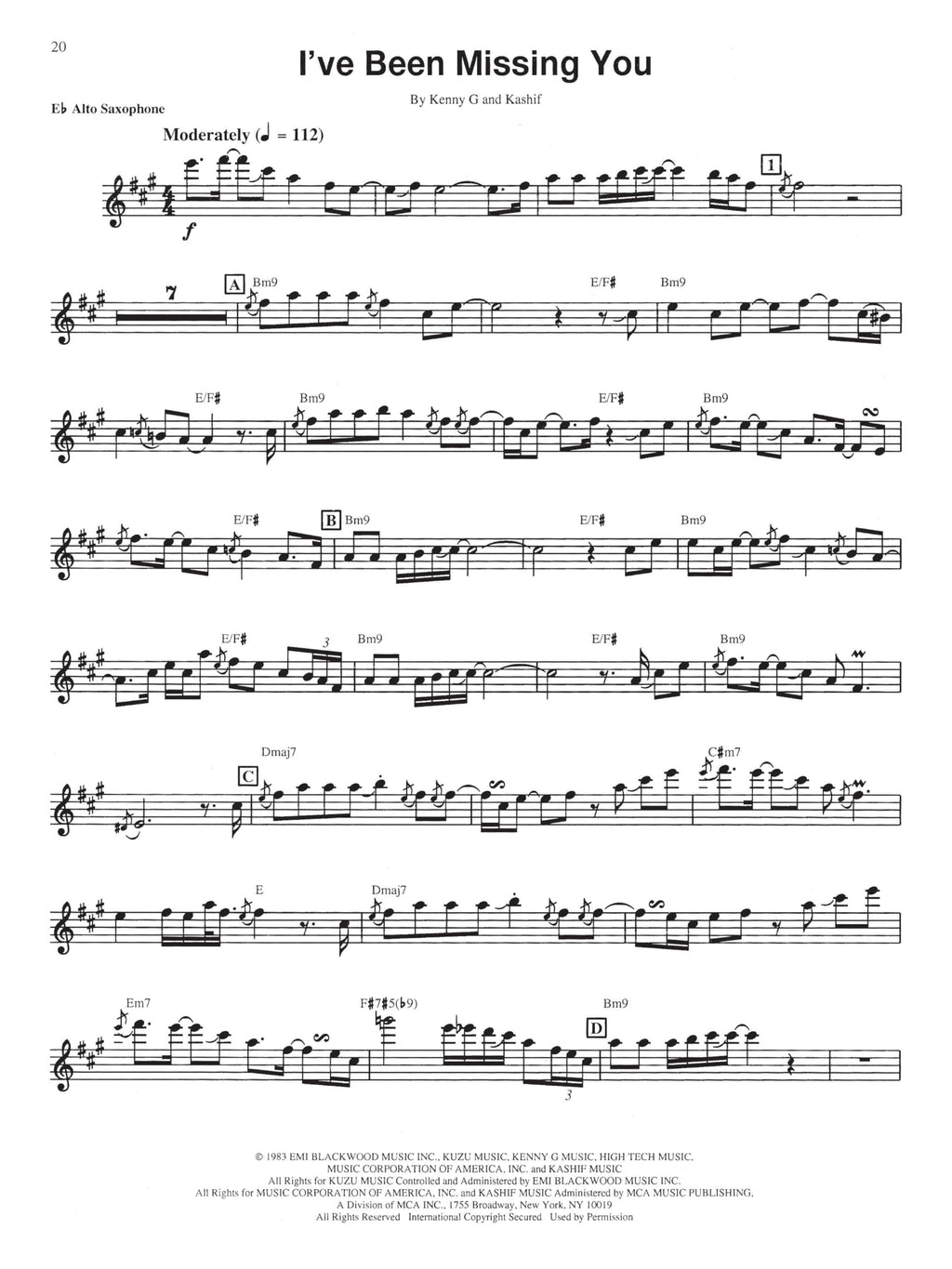 Saxophone Sheet Music Book B22454