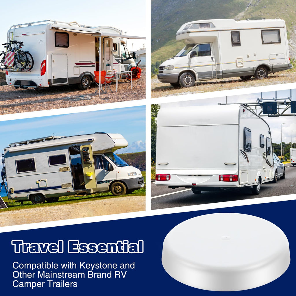 2 Pack White RV Mushroom Vent Cap R862830