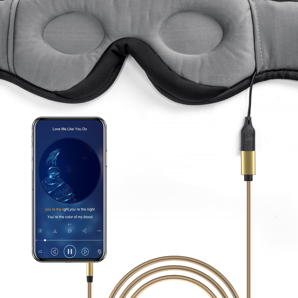3D Sleep Mask with Bluetooth Headphones N954727