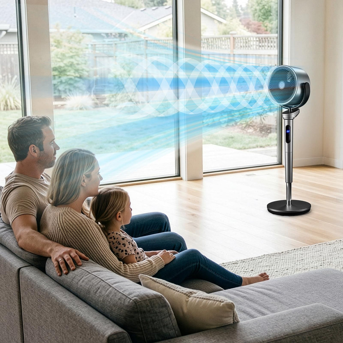40 Inch Oscillating Pedestal Air Circulator Fan O479