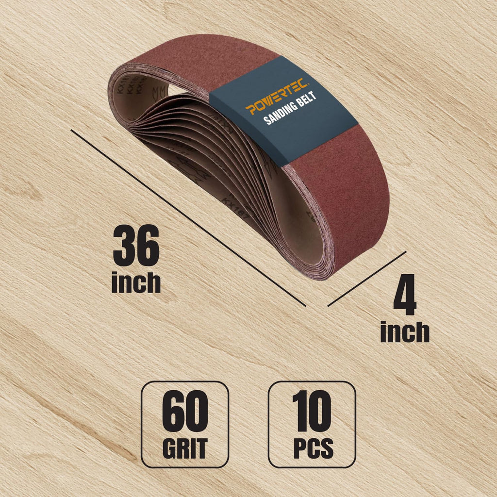 4 x 36 Inch 30pk Aluminum Oxide Sanding Belts C7097