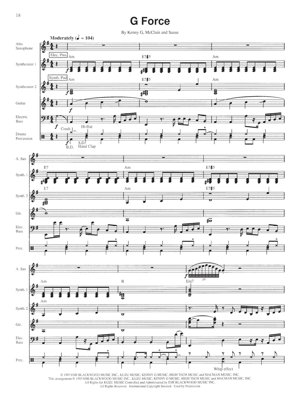 Saxophone Sheet Music Book B22454