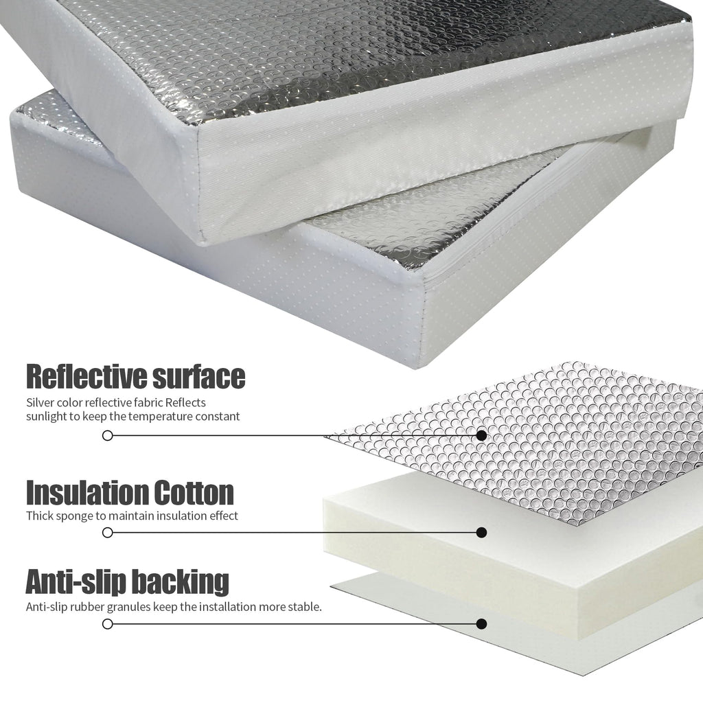 22 x 14 Inch RV Vent Insulator with Reflective Surface M9916