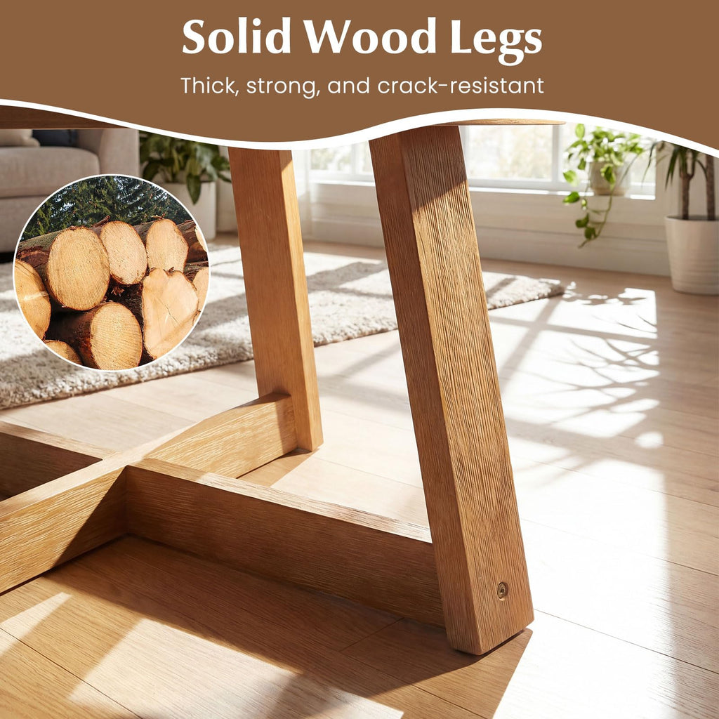 Round Wood Coffee Table X44590
