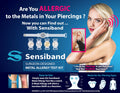 Metal Allergy Test Band for Piercings and Jewelry P197