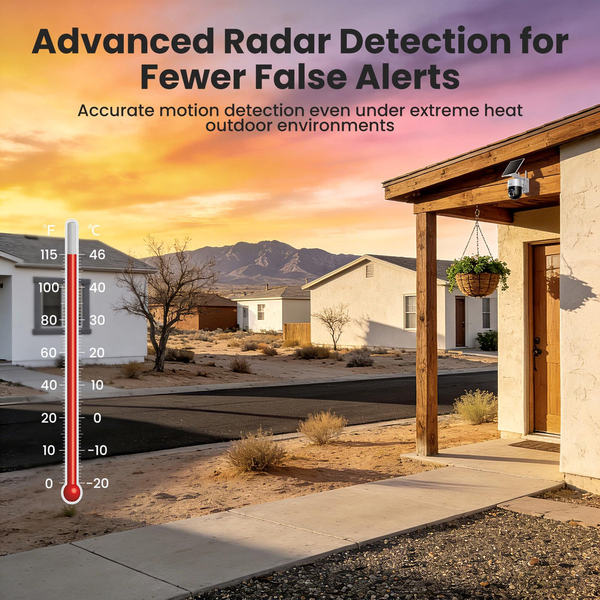 4K Solar Security Cameras Wireless Outdoor System 4-Cam Kit B596282