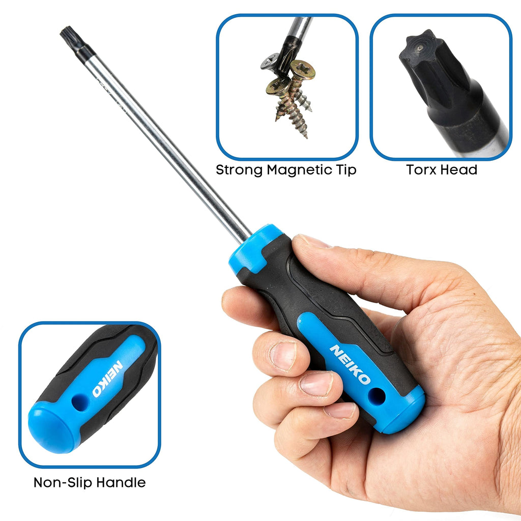 Magnetic Torx Screwdriver Set 12 Piece Chrome Vanadium Steel V334134
