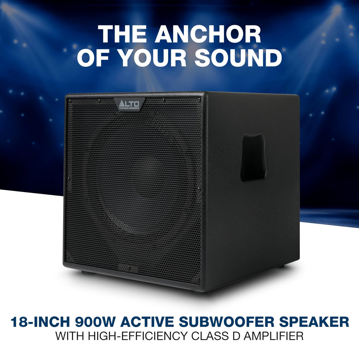 900W 18" Powered PA Subwoofer Q58461