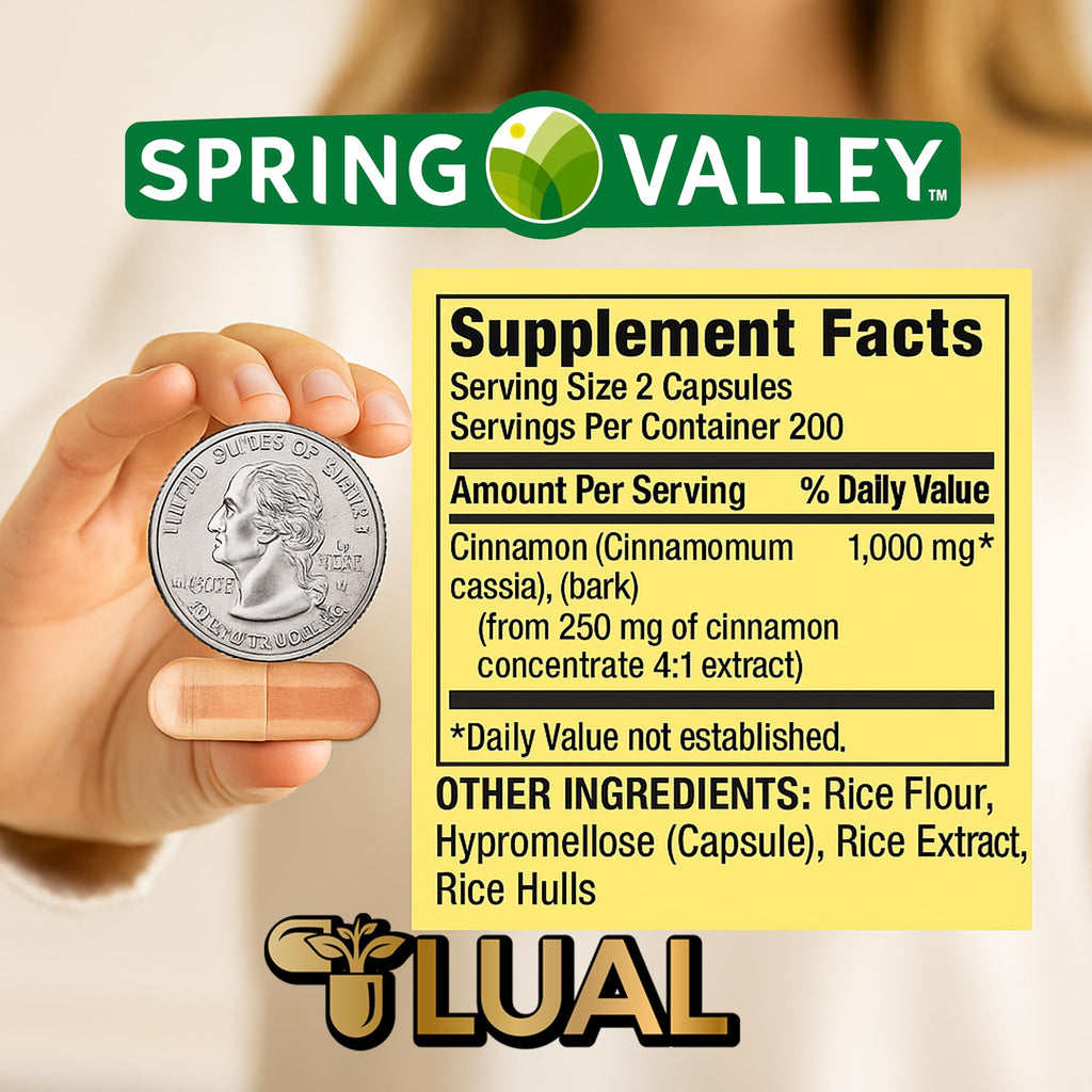 Cinnamon Supplement 1000mg 400 Vegetarian Capsules T668