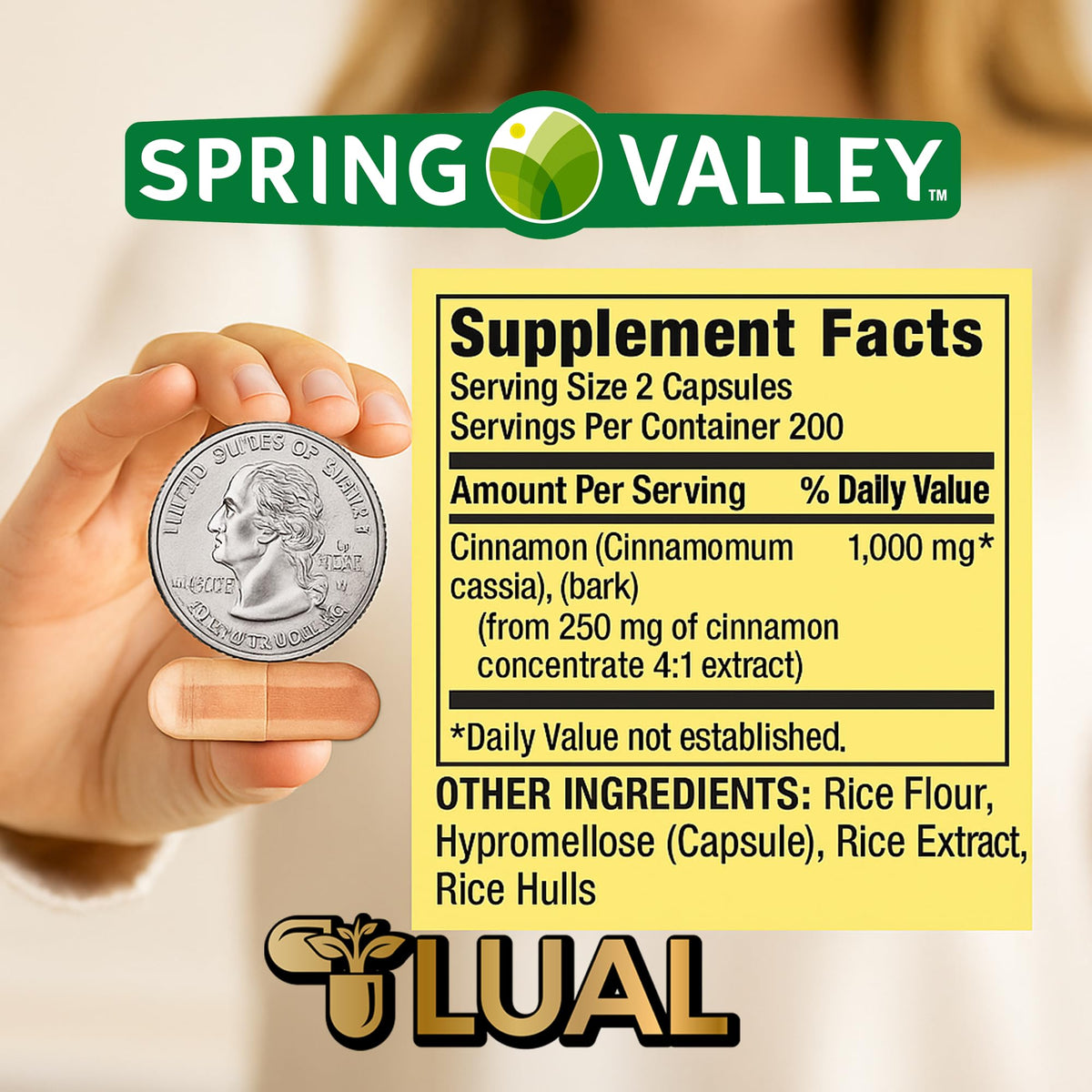 Cinnamon Supplement 1000mg 400 Vegetarian Capsules T668