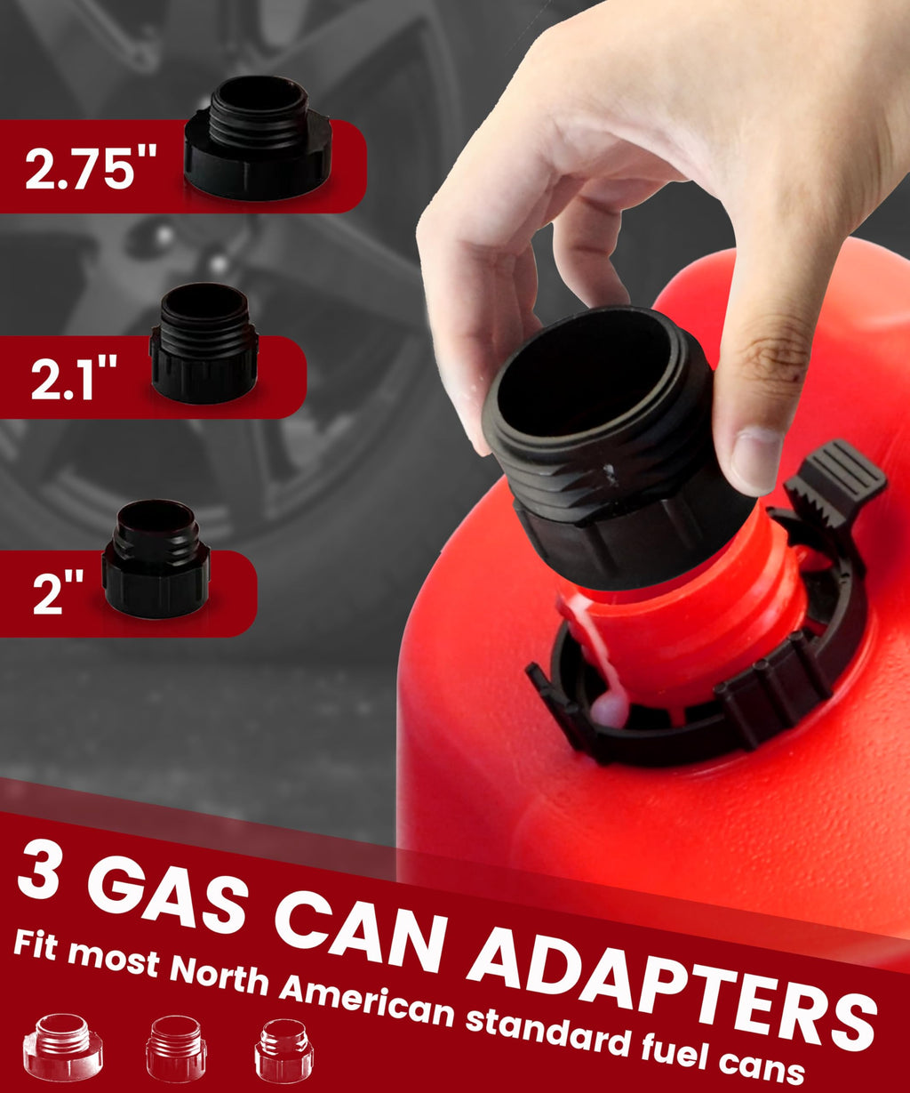 Battery Powered Gas Pump 3.2GPM Auto-Stop Nozzle 51 IN Hose X327326