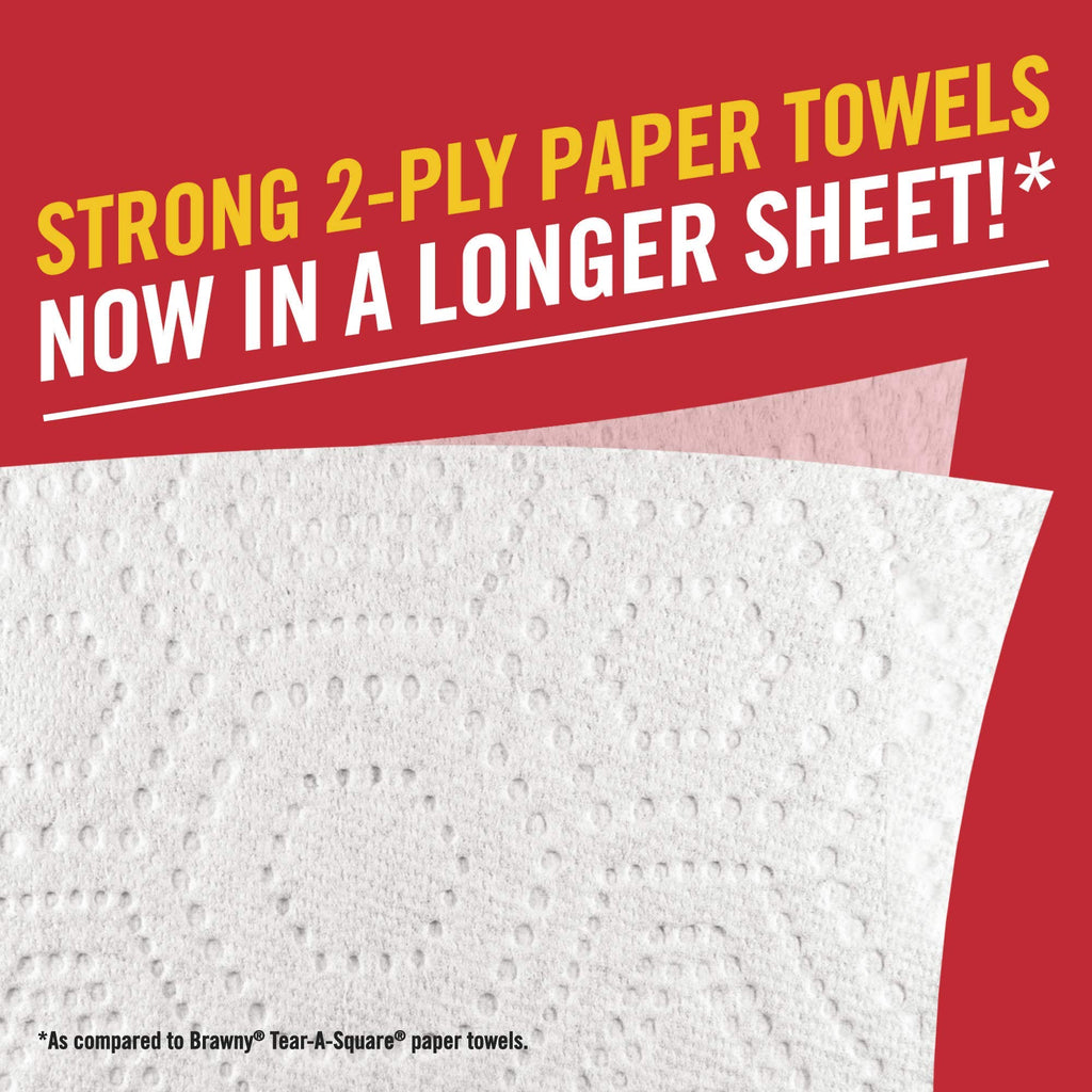 Paper Towels, 8 Triple Rolls, 3 Sheet Size Options X59709